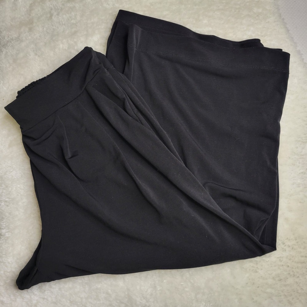 Jones New York Black Casual Cropped Flowy Pants M